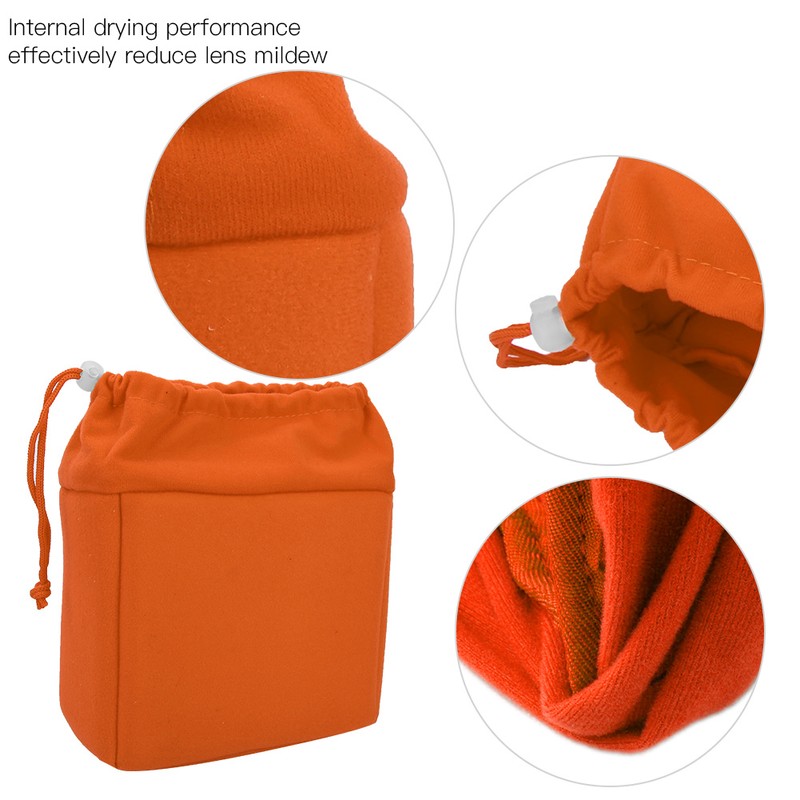 Waterproof Shockproof DSLR Camera Lens Insert Bag Padded Case With