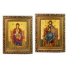 Needzo - Christ Blessing Icon and Virgin And Child, Platytera