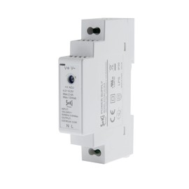 SeKi DIN Rail Power Supply H-15-5 - 5V - 2.4A - 12W DIN Rail - DIN Rail Power Supply, 12 Watt (2.4A)