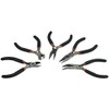 Electronics Pliers Set Insulated 5-Piece Side Cutters Long Nose Pliers