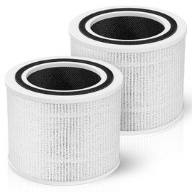 Core P350 Pet Care Air Filter Replacement for Air Purifier, 3-in-1 H13 True Replacement Filter, Activated Carbon Air Purifier Pre-Filter, 2 PC, White