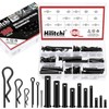 Hilitchi 100Pcs 10Sizes M5 M6 M8 M10 M12 Black Clevis