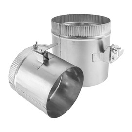 EATAKWARD 6 Inch Backdraft Damper HVAC Duct Manual Volume Damper Adjustment Airflow Ducting Branch HVAC Air Balancing for Air Ventilation System 2 Pcs