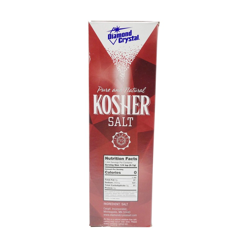 Diamond Crystal Kosher Salt, 48 Ounce (Pack of 1)