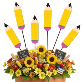Pickmesh 6 Pcs 12" Football Yard Sign Stakes Metal Helmet Garden Outdoor