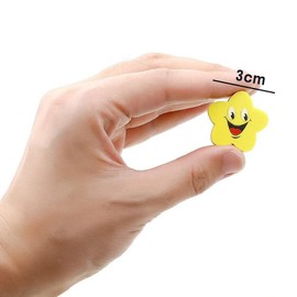 Koogel Smiley Face Eraser, Pack of 100 Children's Small Funny Erasers, Party Bags for Students, Party Favours, Birthday Party
