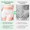 12 Pack Mesh Underwear Postpartum High Waist,Washable,Breathable C-Section Underwear for