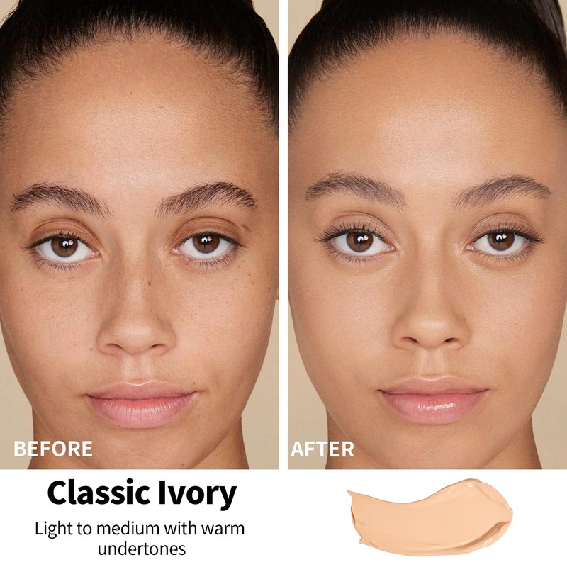 FV Waterproof Liquid Foundation with Matte Finish, Lightweight, Oil-Free, Natural