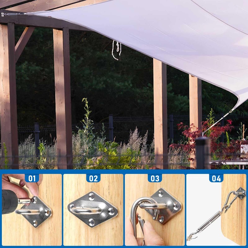 M5 Awning Mounting Accessories, Awning Triangular Mounting Set, Awning Stainless