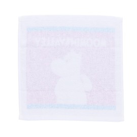 Marushin 1505015400 Hand Towel, Set of 2, Moomin Colorful Dot Moomin, Scandinavia, Moomin Valley, Stylish, Cute, Women's, Washcloth, Hot Towel, Towel Handkerchief, Cotton, Thin, Easy to Dry, Quick