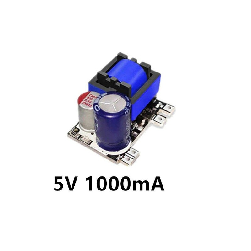 TECNOIOT Pack of 5 AC-DC 5V 1000mA Low Ripple Switching