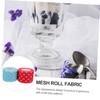 Hohopeti 2 Rolls Dots Pattern Net Yarn Decorative Mesh for