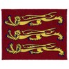 Klicnow Richard the Lionheart Embroidered Patch 12cm x 9cm