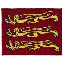 Klicnow Richard the Lionheart Embroidered Patch 12cm x 9cm