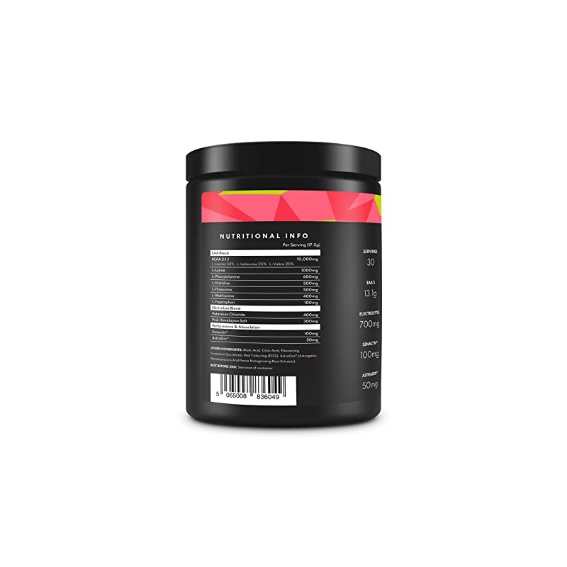 EAAs with Electrolytes 525g - 30 Servings (Strawberry & Lime)