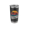 Bocce Ball Pointing Player Gift Retro Sunset Stainless Steel Insulated