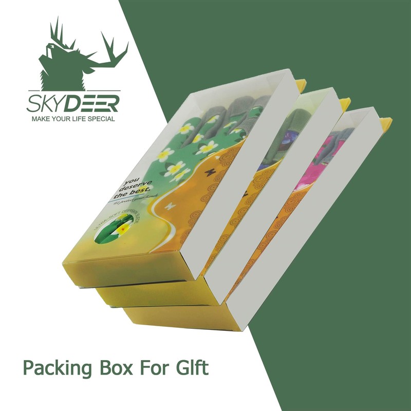 SKYDEER Womens Gardening Gloves with Super Soft Deerskin Leather Suede