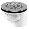 Oatey 2 in. Offset PVC Shower Drain with Stainless Steel