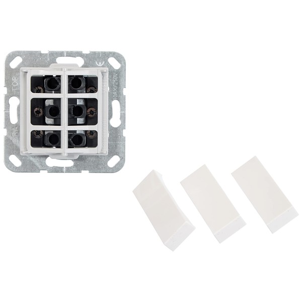 Gira 283203 Rocker Switch 3-Part System 55 Pure White