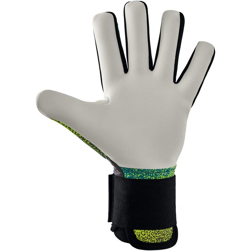 Erima Adult Flex RD Robusto Goalkeeper Gloves, Petrol/Lime/Black, 9