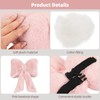 Toyosport 2 Pcs Plush Bowknot Car Headrest Pillows, 8.3 x