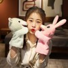 Plush Hand Puppet Donkey Lamb Panda Rabbit Soft Stuffed Animal