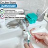 2 Pack Partial Denture Bath Case Retainer Cleaning Case Travel,
