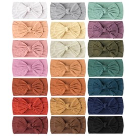 Prohouse Prohouse 21PCS Baby Nylon Headbands Hairbands Hair Bow Elastics for Baby Girls Newborn Infant Toddlers Kids