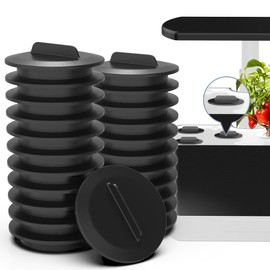 Plant Spacer Kit Compatible with Aerogarden,Plant Spacer Cover for Aerogarden Spacer Caps,for Indoor Hydroponic Growing System,25 Pack, Black