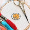 Sleeping Orange Cat Hard Enamel Needle Minder