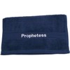 MercyRobes Preaching Hand Towel Prophetess(Navy/White)