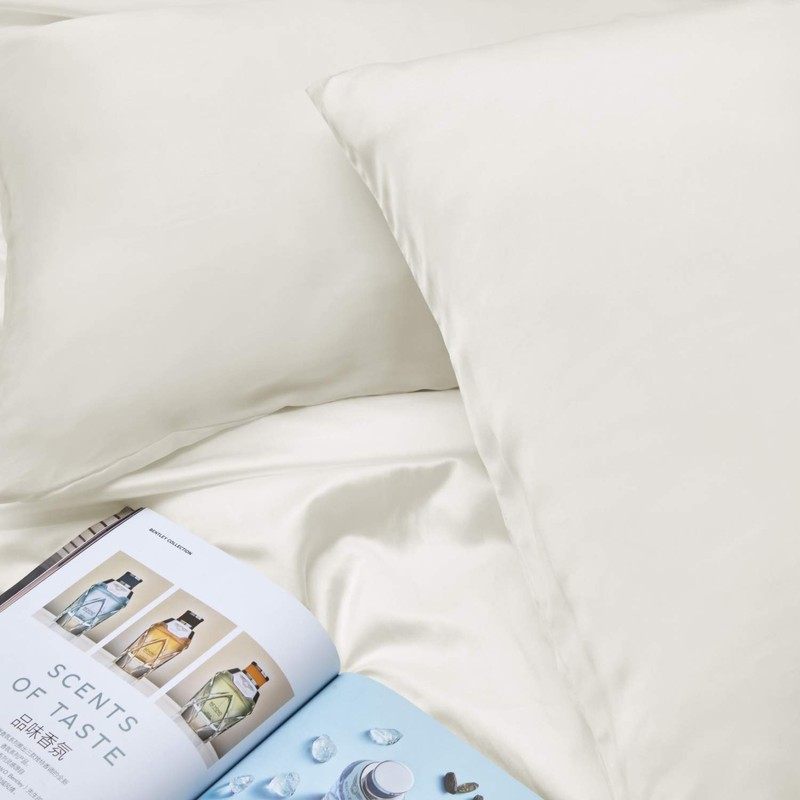 INSSL Silk Pillowcase for Women, Mulberry Silk Pillowcase for Hair