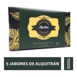 5 Pz Jabón Artesanal Alquitrán Hulla (psioriasis,caspa) 100g