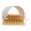 Redecker Natural Hog Bristle Massage Brush with Oiled Beech Wood