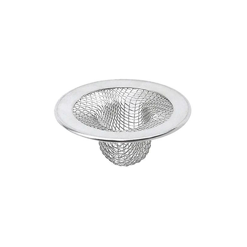 Antrader Kitchen Sink Strainer, 2Pcs Stainless Steel 2-Inch Diameter Mesh