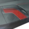 autopart2021 Red Carbon Fiber Instrument Dashboard Side Panel Trim For