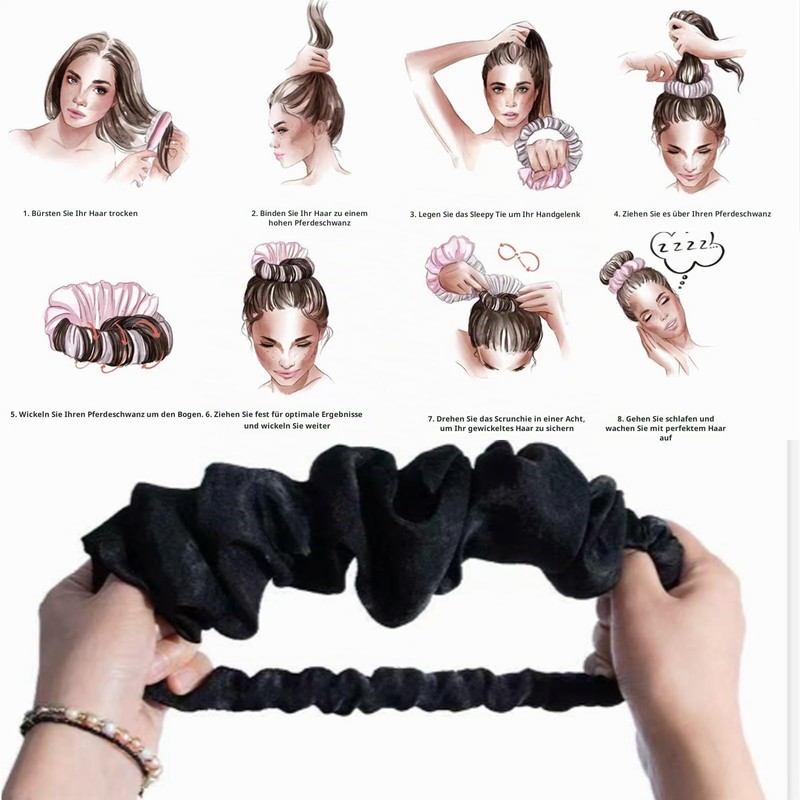 Overnight Curling Tape, Pack of 2, Heatless Curls without Heat