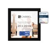 CABBEL Picture Frame 20 x 20 cm, Black, Sturdy MDF