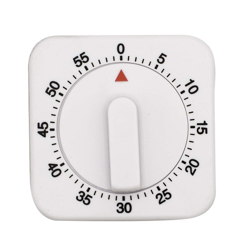 Avanti Mechanical Timer, White