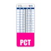 PCT Badge Buddy Vertical w/Height & Weight Conversion Charts (Oversized,