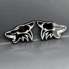 Emblem Badge 2PCS COYOTE Emblem Badges Fender Angry Aggressive Racing