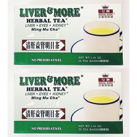 Herbal Tea, for Liver. Eyes .Kidney,(20 Tea Bags), 1.41 oz, No Preservatives,2 Pack 清肝益腎明目茶