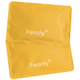 Reusable Ice Packs for Lunch Boxes - 2PCS Soft Ice Packs Freezer Packs for Coole, Keep Food Cold or Hot, Yellow