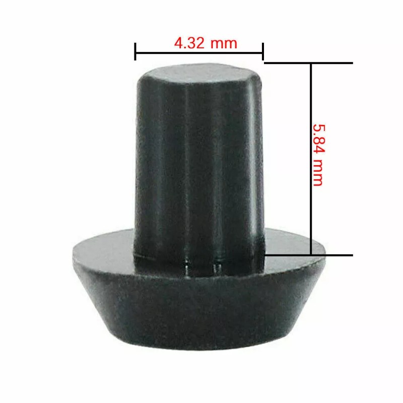 For GE pk of 32 WB2K101 Range Burner Grate Rubber