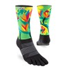 Injinji Women's Spectrum Trail Midweight Crew Socks, Blossom