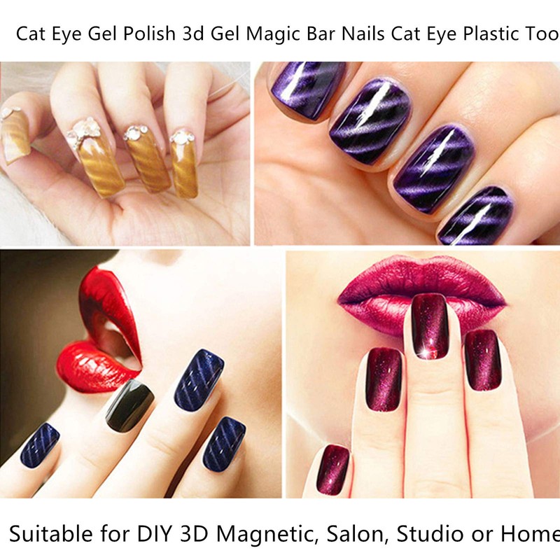 Magnet Nail Art Polish Tool Set, Cat Eye Gel Polish