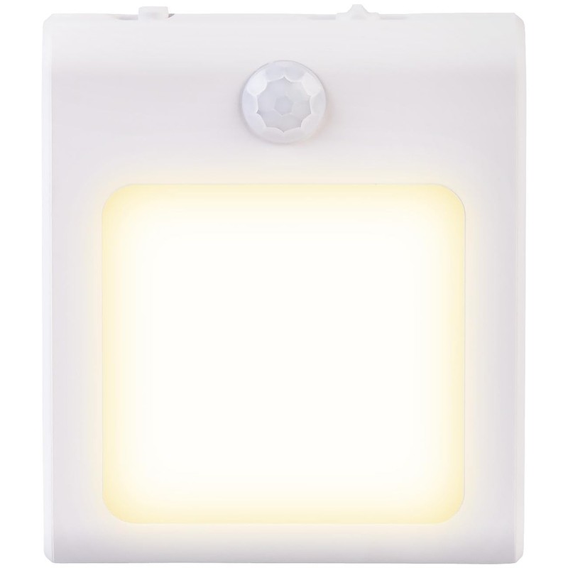 Lunartec Lamp: Set of 2 Socket LED Night Light, Dimmable,