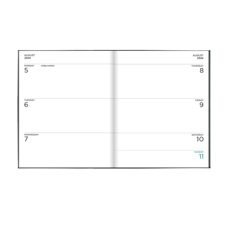 Academic Diary 2024-2025 A5 Week to View | Mid year
