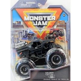 Monster Jam Series 24 Soldier Fortune Black Op 1:64 Scale Truck with Bonus Regalo