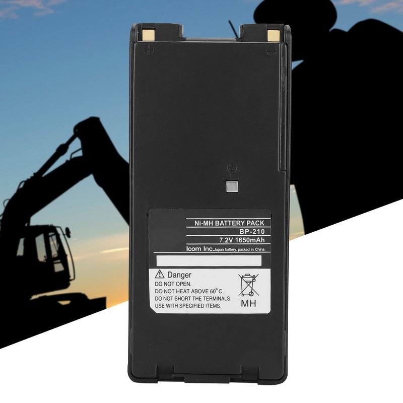 7.2V 1650mAh BP-210N Walkie talkie Ni MH Battery for VX